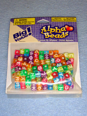 Alphabet Beads