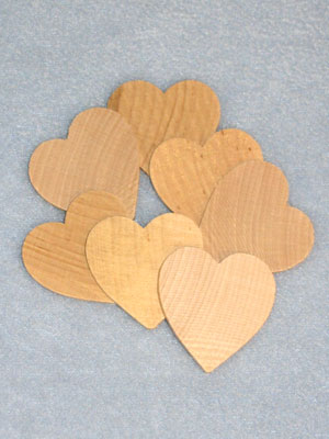 Wood Hearts