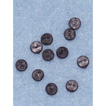 4mm Black Tiny Doll Buttons - Pkg_16