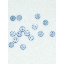 4mm Blue Tiny Doll Buttons - Pkg_16