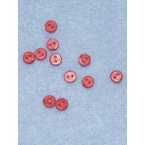 4mm Red Tiny Doll Buttons - Pkg_16