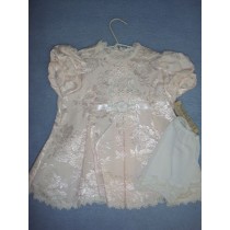 |Vee's Victorian 24" Light Pink Brocade Dress