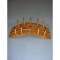 5 1_2" Miniature Wooden Bridge
