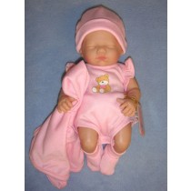 9.5" La Newborn Play Doll - Closed Eyes