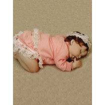 Baby Girl Set - 18" Pink Knit