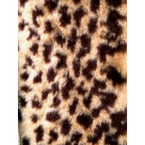 Baby Leopard Fur Fabric 1 Yd