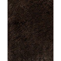 Chocolate Shaggy Cuddle Fabric - 1 Yd