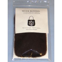 Chocolate Wool Roving