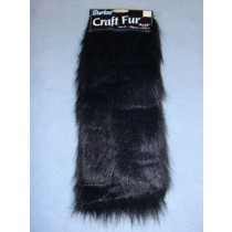 Craft Fur - Black 9" x 12"