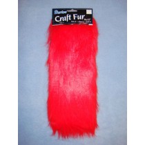 Craft Fur - Red 9" x 12"