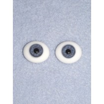 Doll Eye - Flat Back Glass - 14mm Blue