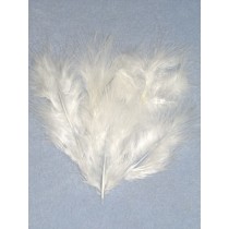 Feathers - Marabou - White Pkg_25
