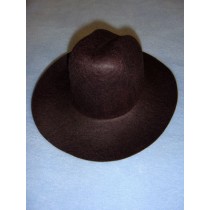 Felt Cowboy Hat - Brown - 7 3_4
