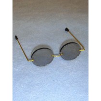 lGlasses - Oval Tinted - 2 3_4" Gold Wire