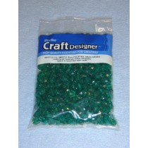 Green Faceted Beads 8mm 480 pcs