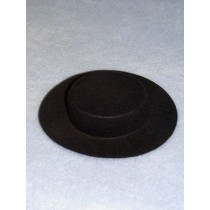 Hat - Amish - 4 7_8" Black