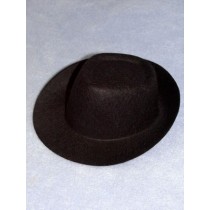 Hat - Fedora - 2" Black