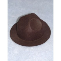 Hat - Felt Smokey - 3 1_2" Brown