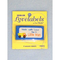 Labels - Made with Love for a Little Man