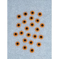 Lure Eye - 4.5mm Yellow_Orange Pkg_100