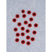 Lure Eye - 6.5 mm Red Pkg_100