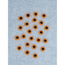 Lure Eye - 6.5mm Yellow_Orange Pkg_100