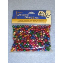 Metallic Beads  6mm Round 450 pcs