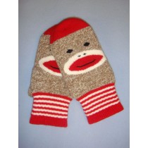 Monkey Sock Mittens (Adult)