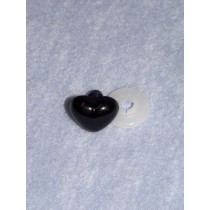 Nose - Heart - 13mm Black Pkg_100