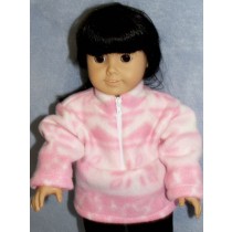 Pink Fleece Pullover - 18" Doll