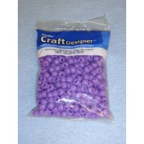 Purple Opaque Pony Beads 6x9mm 480 pcs