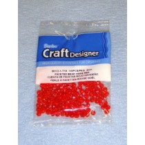 Red Faceted Beads 4mm 140 pcs