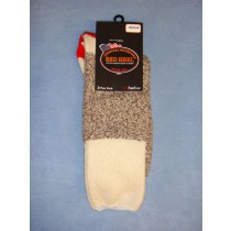 Red Heel Socks-w_Inst (Medium) pkg 4 Socks