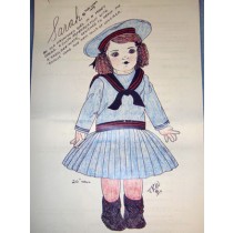 Sarah Cloth Doll & Clothing Pattern