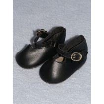 Shoe - Elegant Ankle Strap - 2 1_2" Black