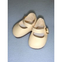 lShoe - Elegant Ankle Strap - 2 1_8" Light Cream