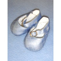lShoe - Fancy Ankle Strap - 3 3_8" Blue