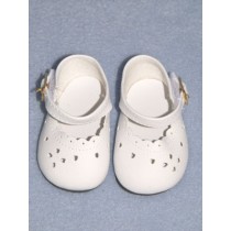 lShoe - Heart-Cut Baby - 3 3_8" White