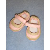 lShoe - Mary Jane Sneakers - 3" Light Pink