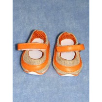lShoe - Mary Jane Sneakers - 3" Orange