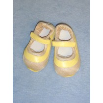 lShoe - Mary Jane Sneakers - 4" Light Yellow