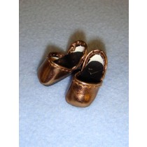 lShoe - Metallic Sparkly - 1" Copper