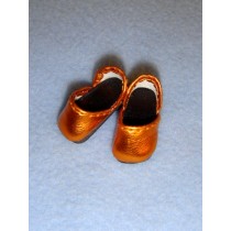 lShoe - Metallic Sparkly - 1" Orange