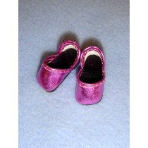 lShoe - Metallic Sparkly - 1" Pink