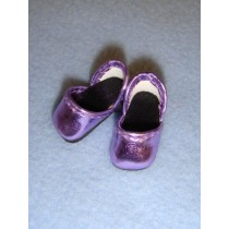 lShoe - Metallic Sparkly - 1" Purple