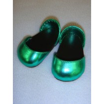 lShoe - Metallic Sparkly - 2 3_4" Green