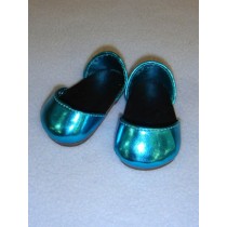 lShoe - Metallic Sparkly - 2 3_4" Turquoise