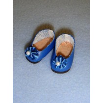 lShoe - Pearly Flats - 1" Blue