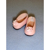 lShoe - Pearly Flats - 1" Pink