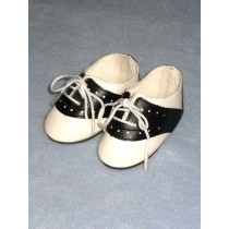 Shoe - Saddle - 3" Black_White